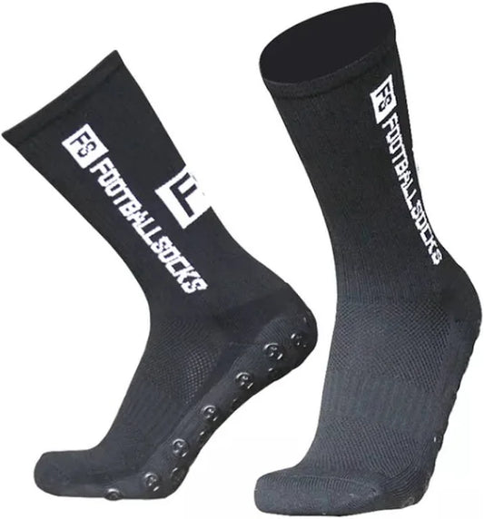 Zwarte football socks gripsokken